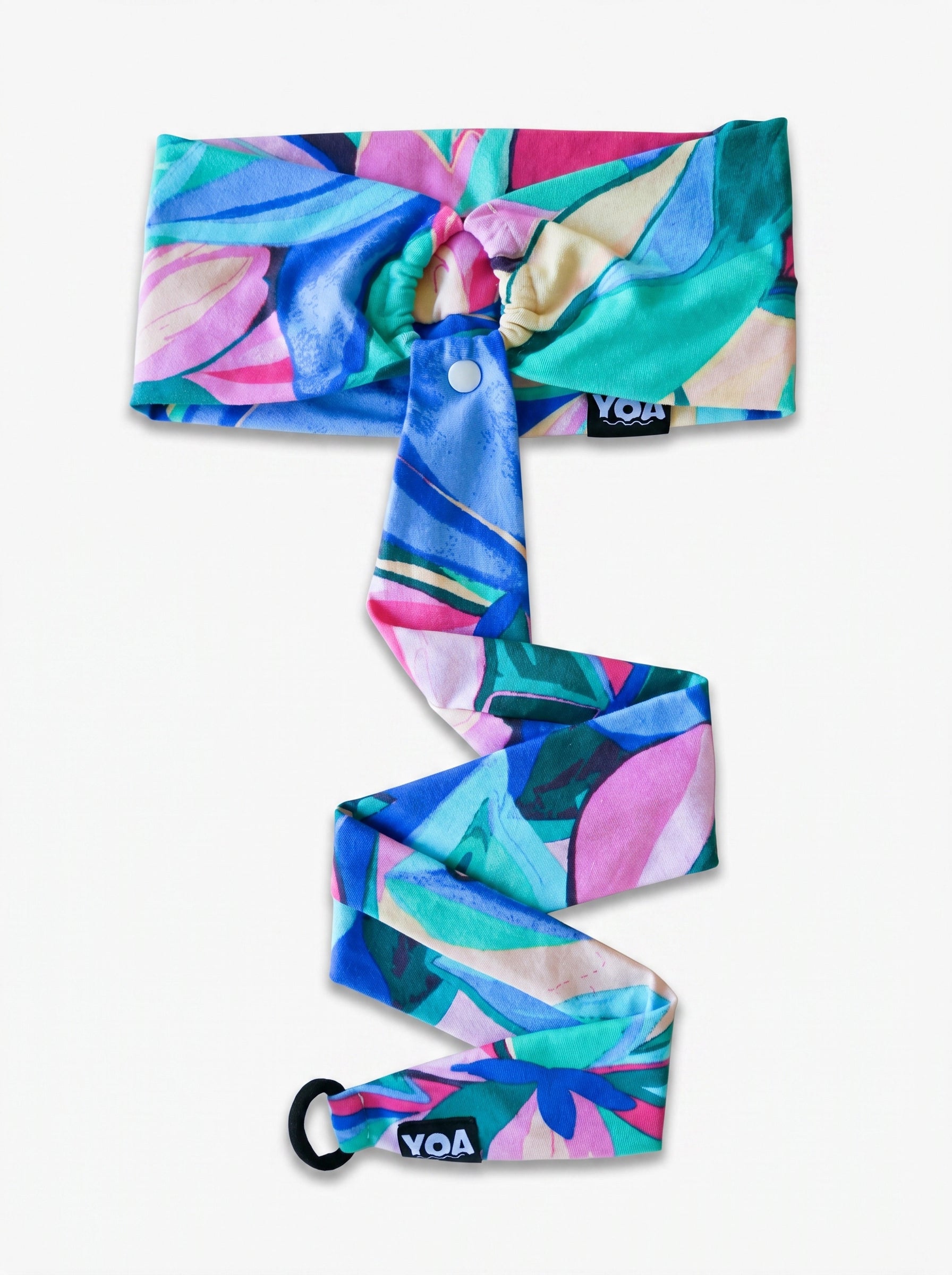 Bandeau plongée cheveux anti-nœuds, anti-casse, anti-sel et anti-frottement pour cheveux longs, spécial plongée sous-marine, apnée, snorkelling et sports nautiques - marque YOA