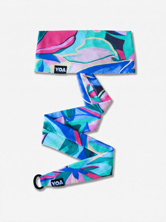 Bandeau plongée cheveux anti-nœuds, anti-casse, anti-sel et anti-frottement pour cheveux longs, spécial plongée sous-marine, apnée, snorkelling et sports nautiques - marque YOA